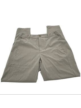 Zyia Active Charcoal Cool Chinos Travel Pants Men's Gray MEDIUM (read descrip)